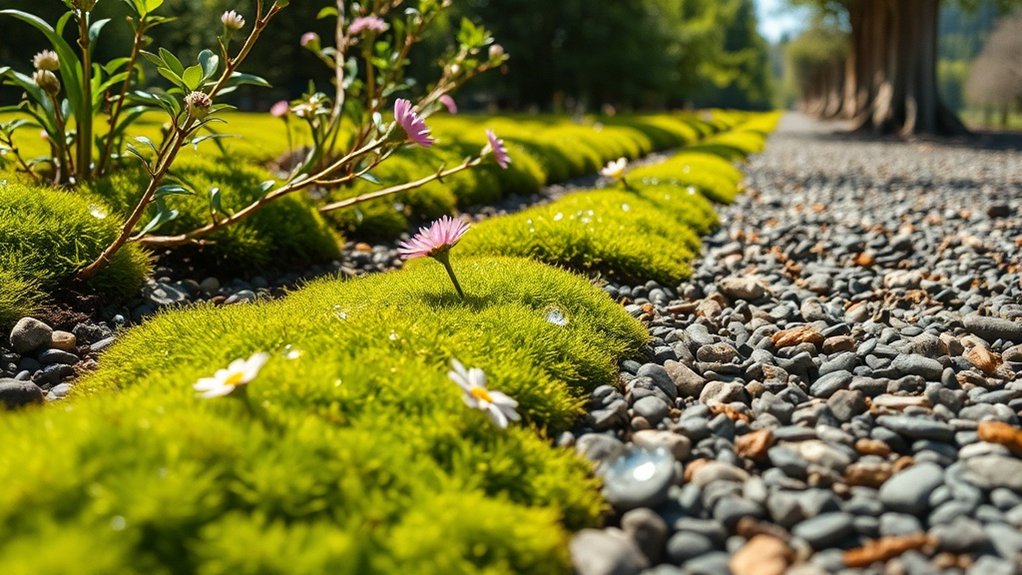 permeable gravel enhances garden health