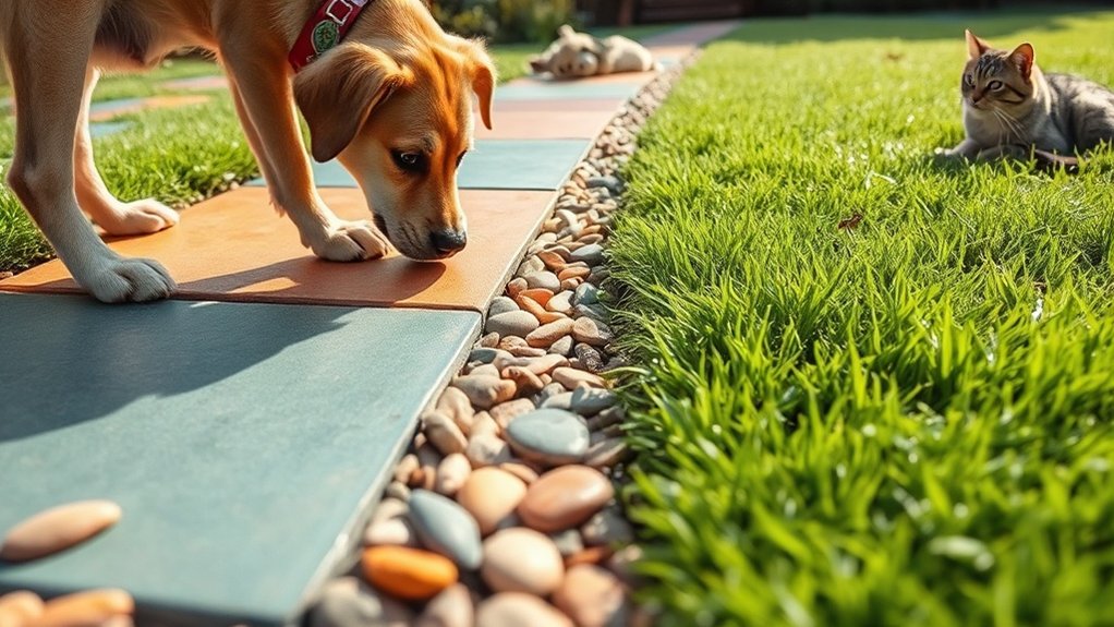 pet safe resin pathway installation