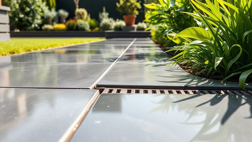 proper drainage benefits patios