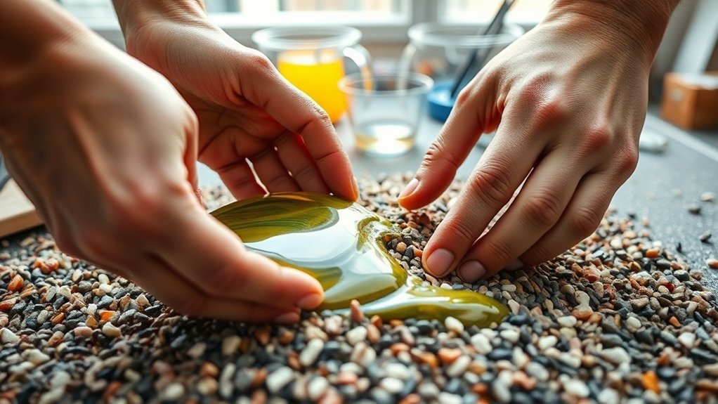 proper resin mixing techniques