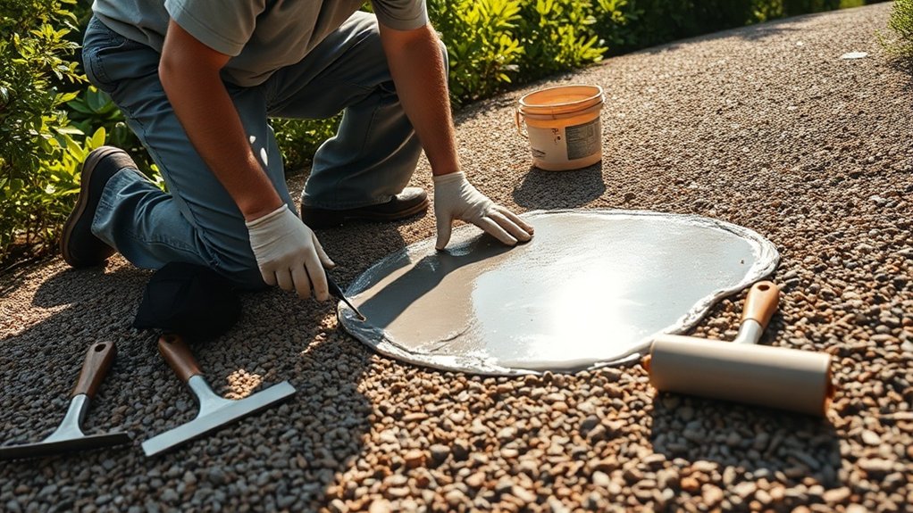 regular maintenance and drainage