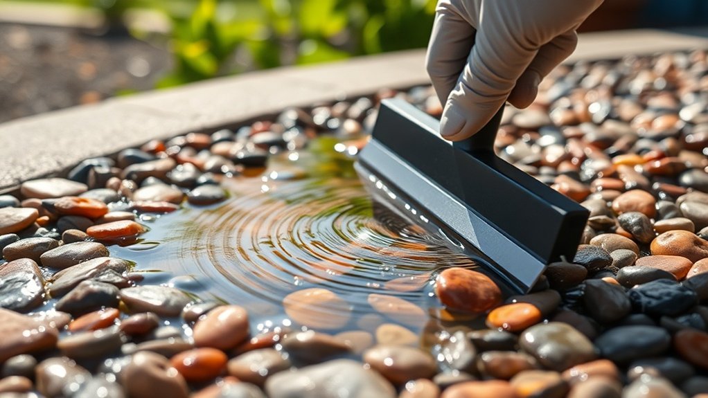 remove pooled water quickly