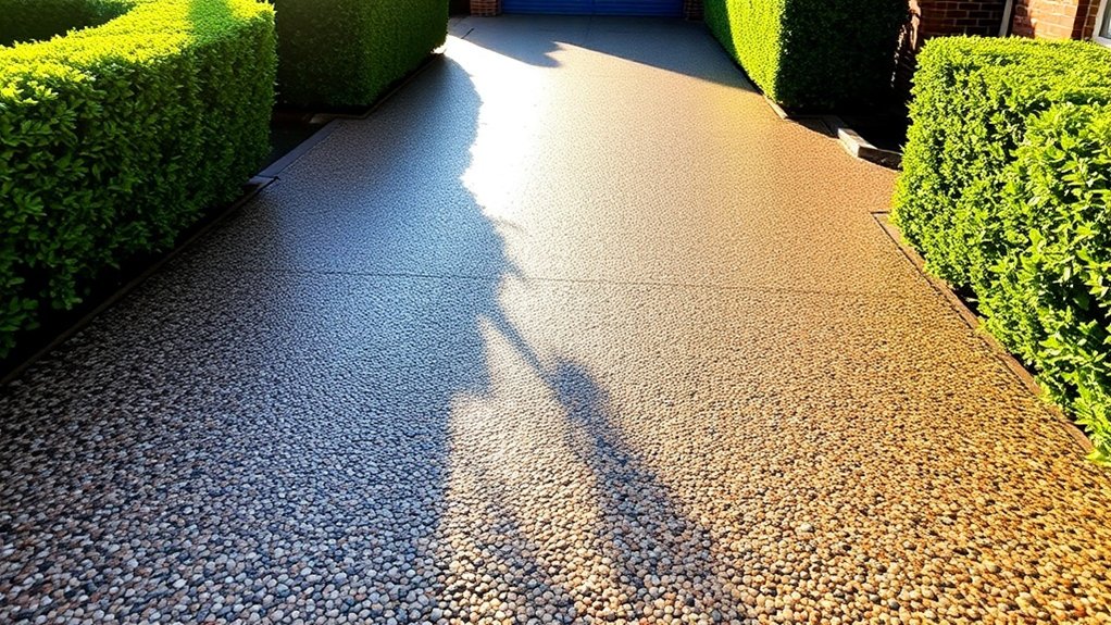 resin bound driveway tire mark resistance