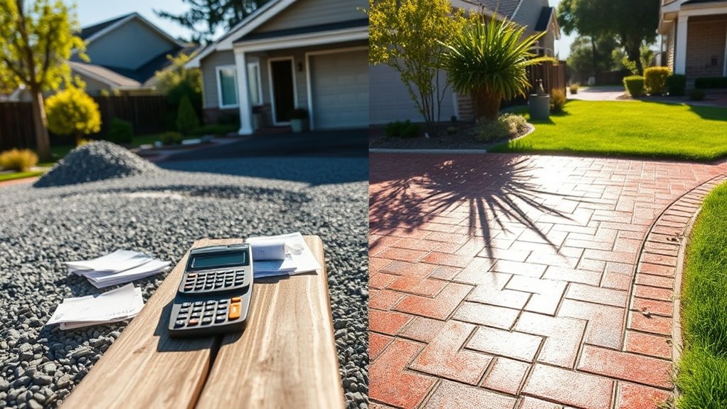resin driveway financial considerations