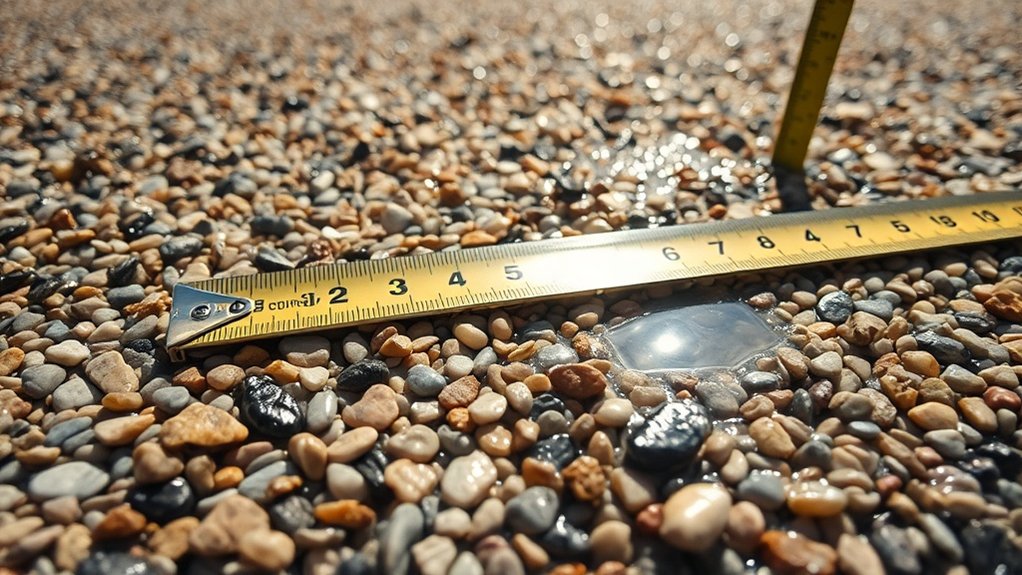 resin gravel thickness requirements