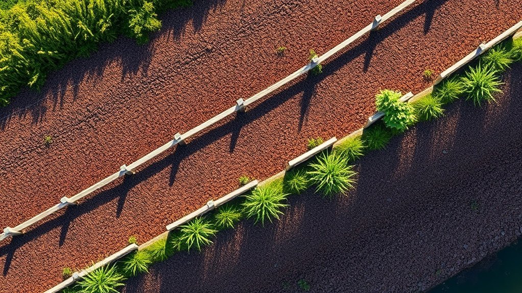 solid base prevents erosion