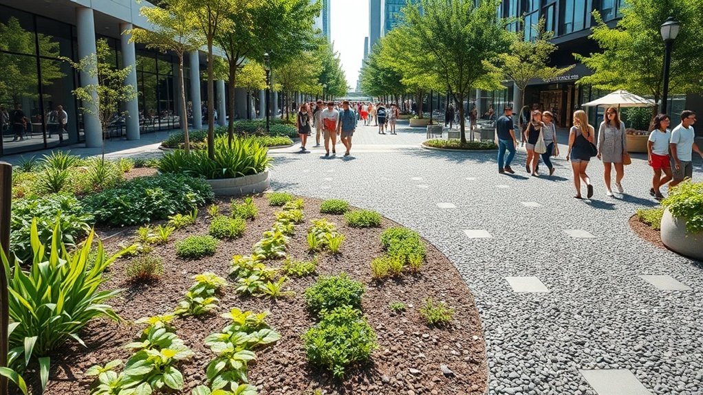 urban parks using resin bound gravel