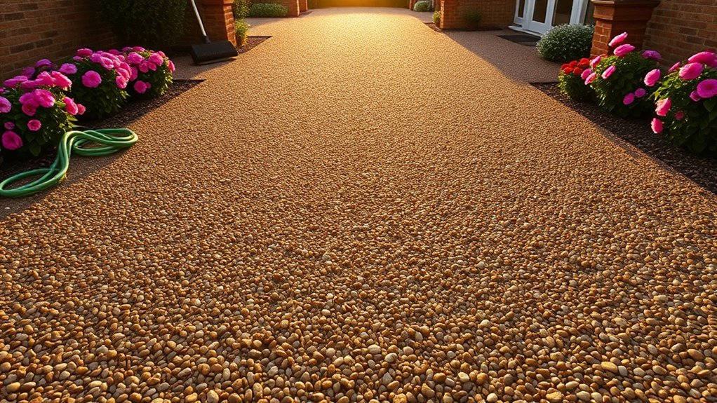 maintain resin bound driveway aesthetics