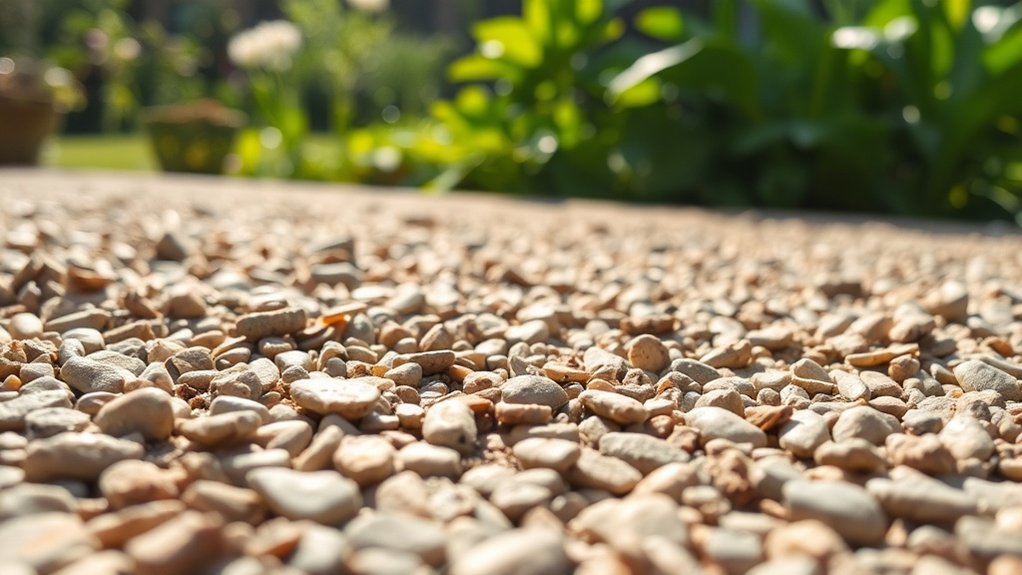 resin gravel discoloration causes