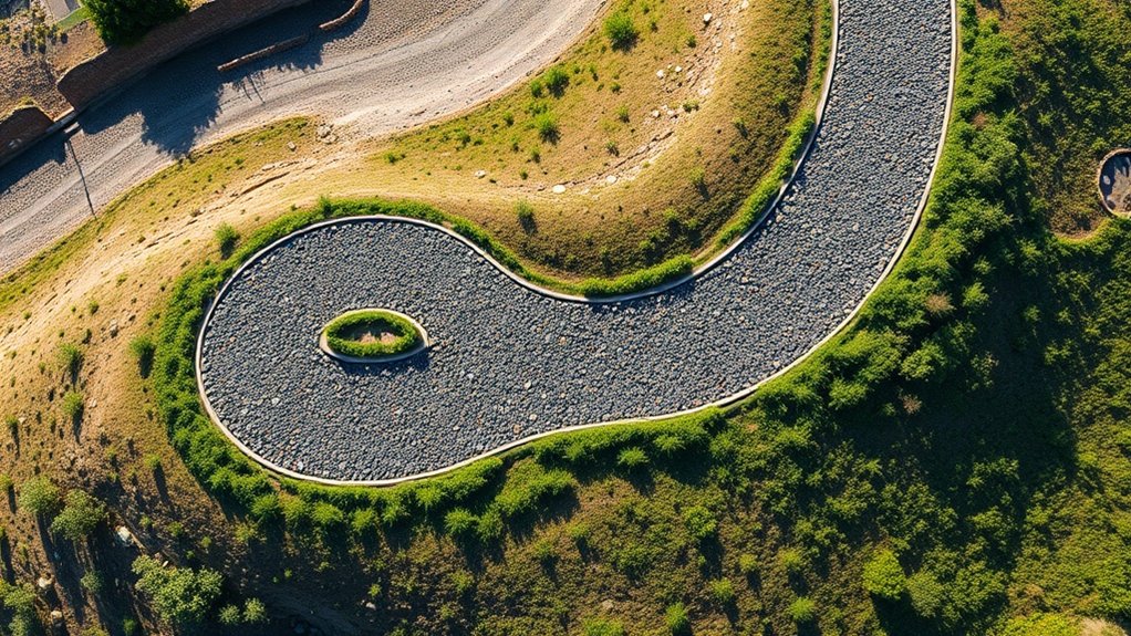 resin installation on slopes