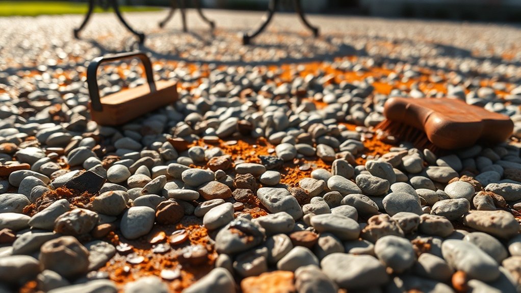 rust stains from oxidation