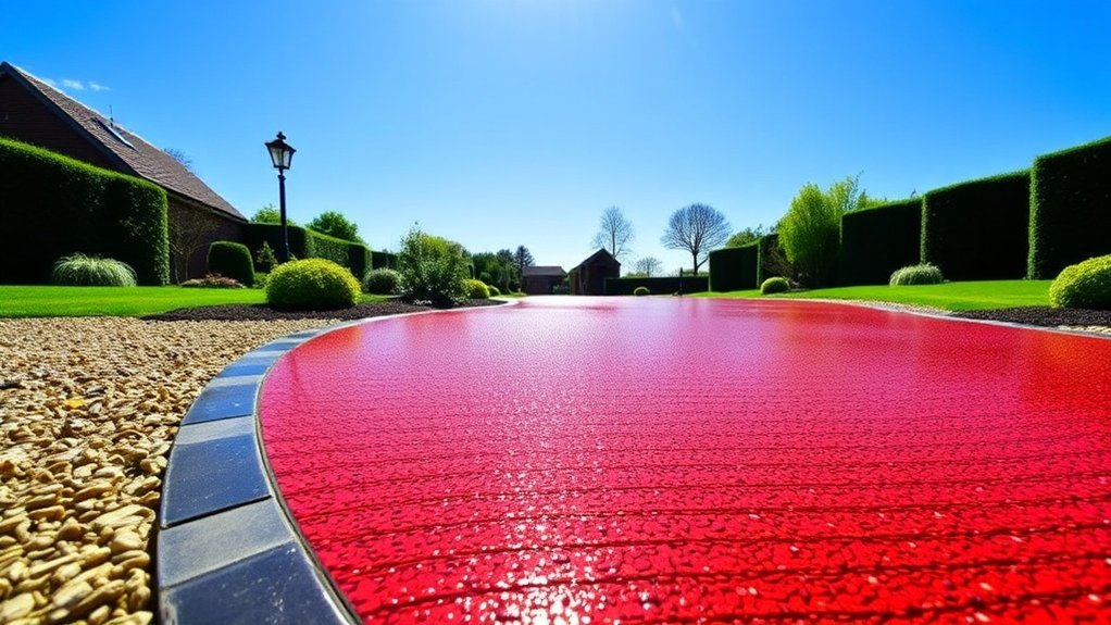 drainage compliance for resin