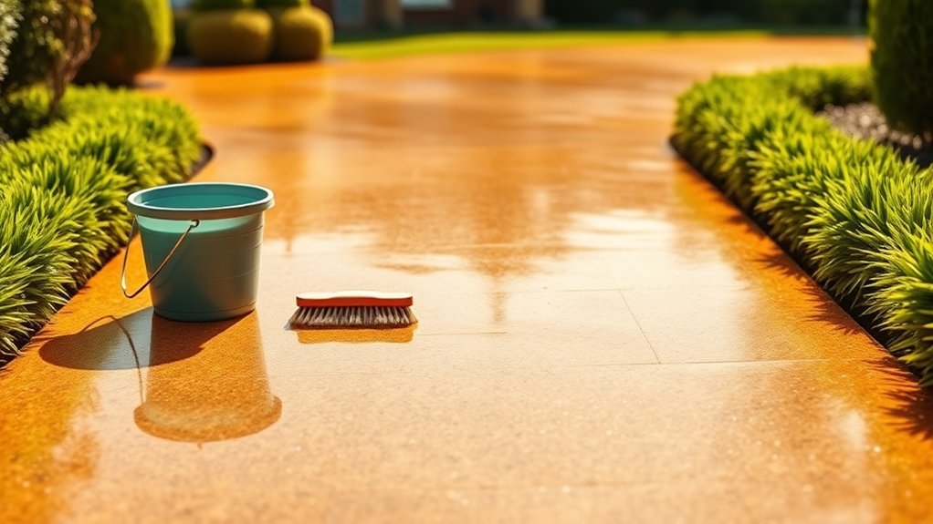 resin driveway upkeep advice