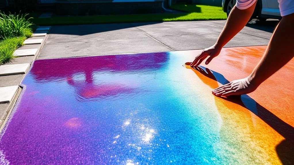 resin overlay installation process