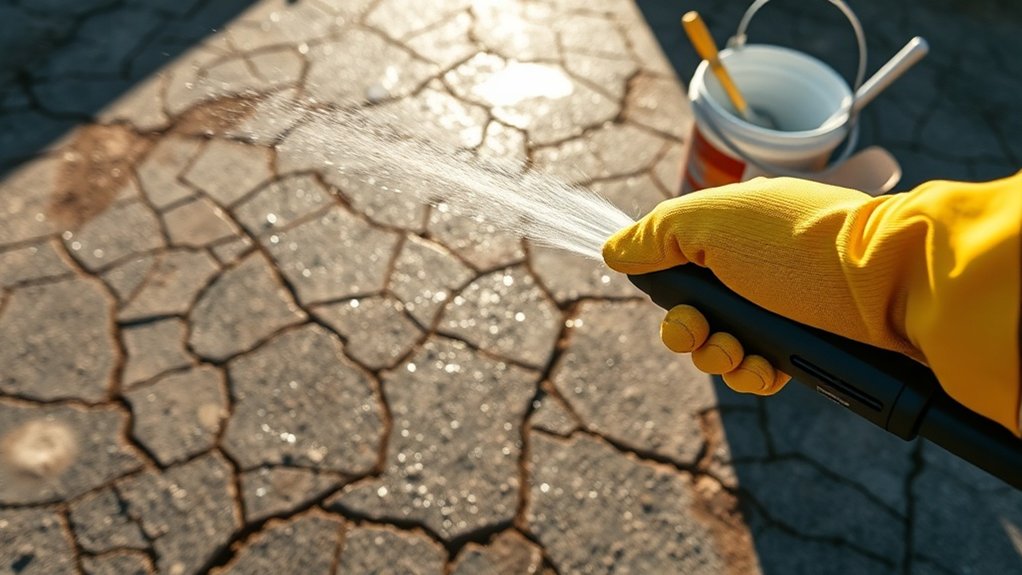 surface preparation for resin